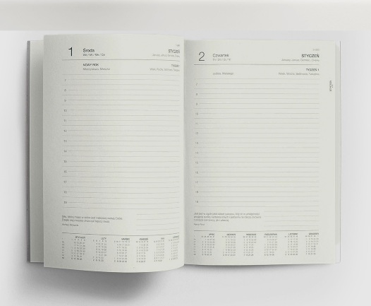 Kalendarz A5 dzienny