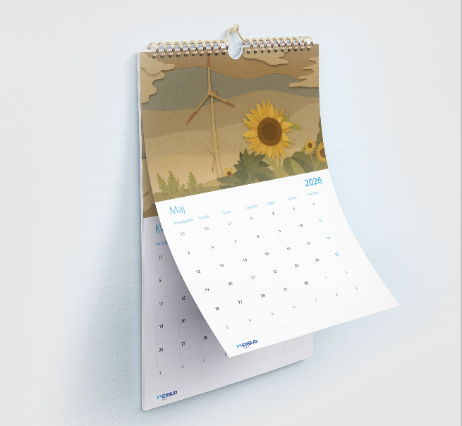 Kalendarz ścienny A3