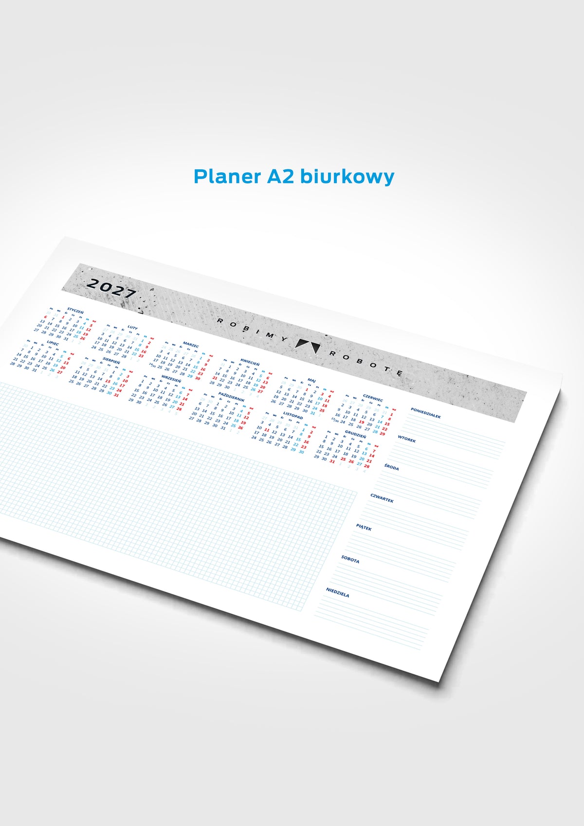 PRE-ORDER | Planer A2 biurkowy