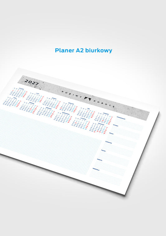PRE-ORDER | Planer A2 biurkowy
