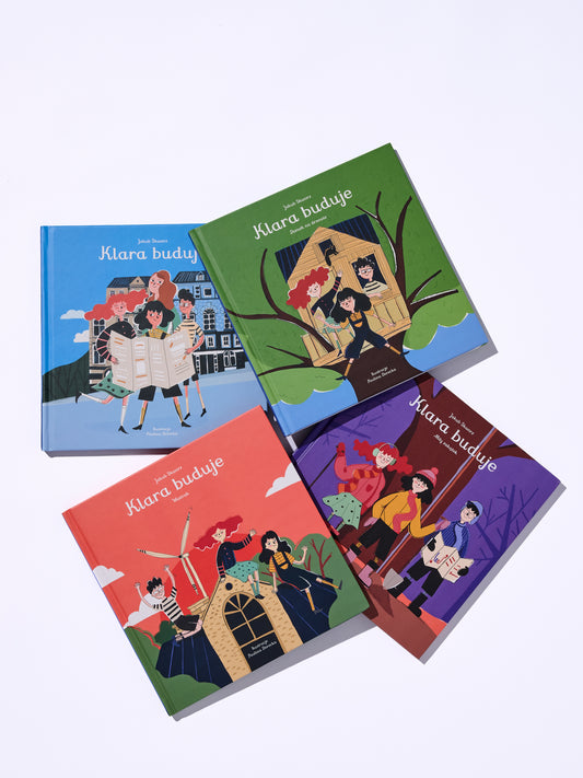 Pakiet 4 książeczek "Klara buduje"