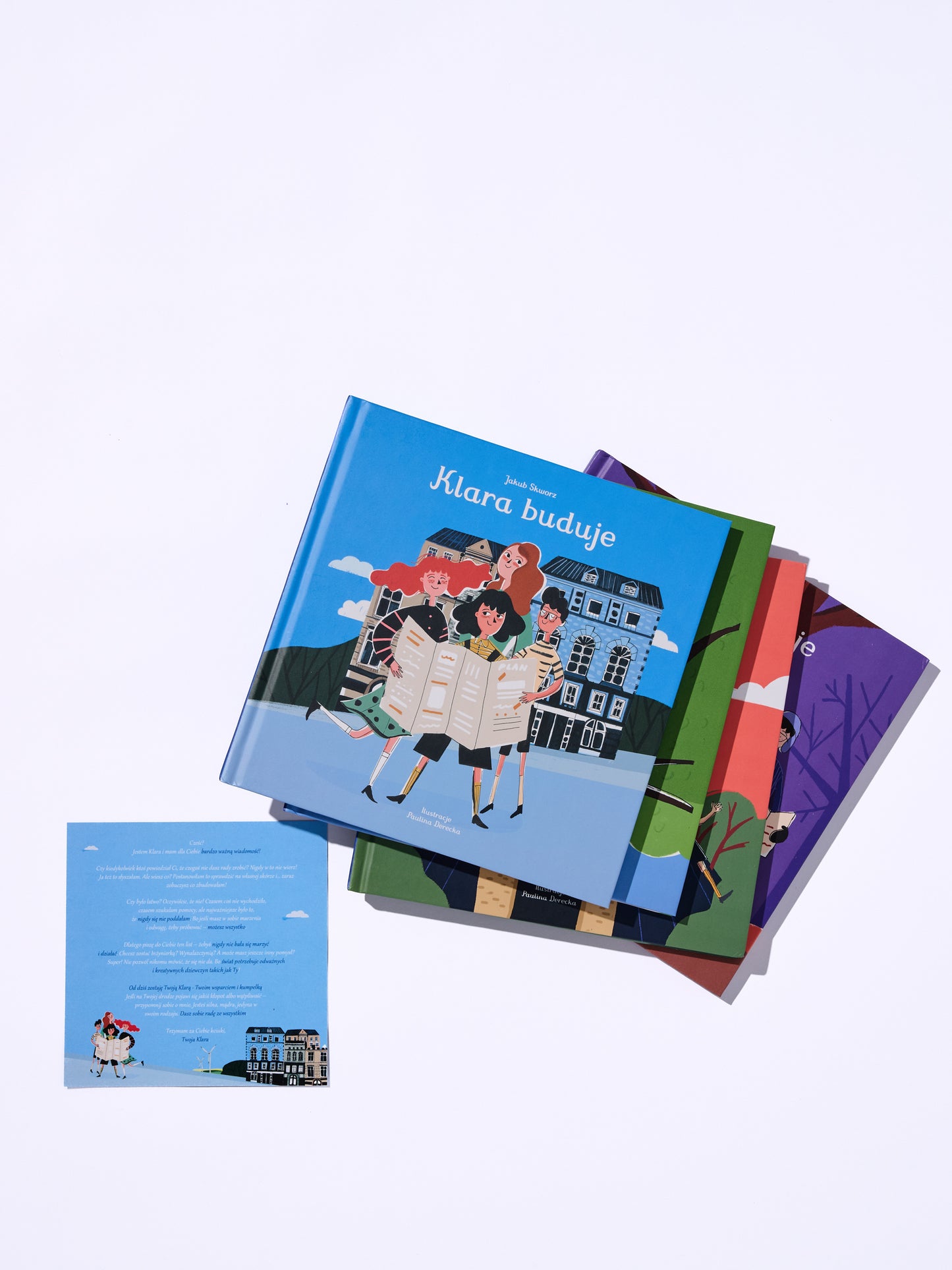 Pakiet 4 książeczek "Klara buduje"